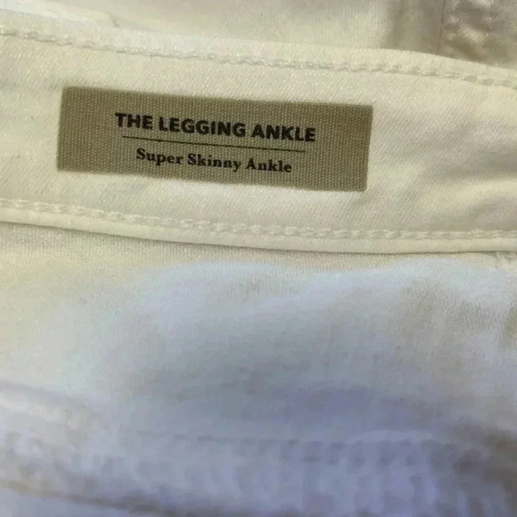 Adriano Goldschmied The Legging Ankle White  Size 28R - Picture 12 of 13